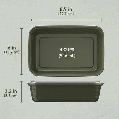 Bentgo Prep 1-Compartment Meal Prep Containers (20-Piece)