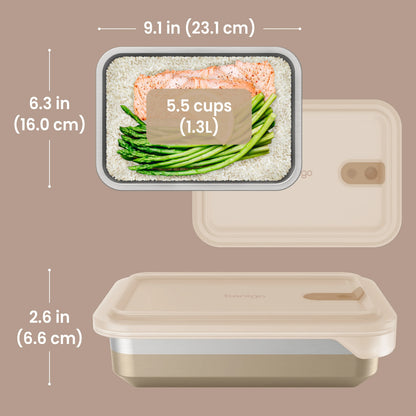 Bentgo MicroSteel Heat & Eat Container