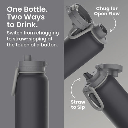 Bentgo Flip 2-in-1 Water Bottle (24 fl oz)