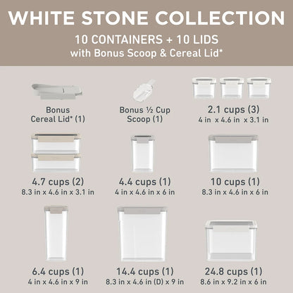 Bentgo Pantry Airtight Food Storage Containers (22-pcs)
