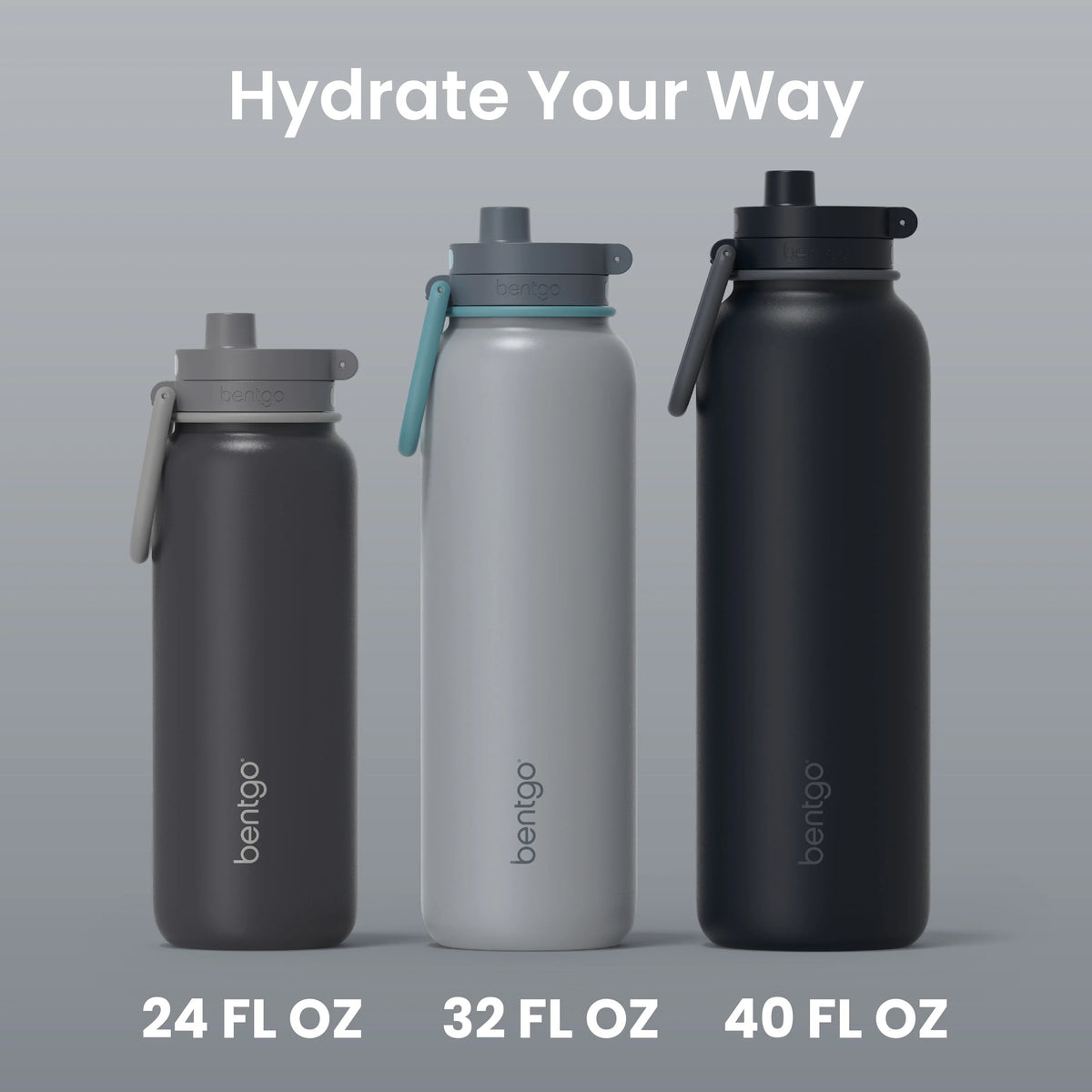 Bentgo Flip 2-in-1 Water Bottle (32 fl oz)
