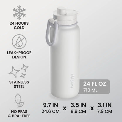 Bentgo Flip 2-in-1 Water Bottle (24 fl oz)