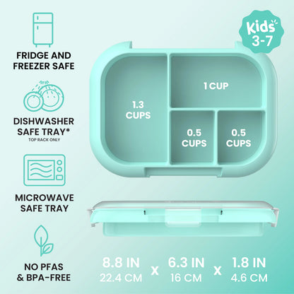 Bentgo Chill Kids Tray with Transparent Cover