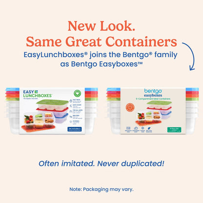 Bentgo Easyboxes 5-Compartment Food Containers 8-Piece Set