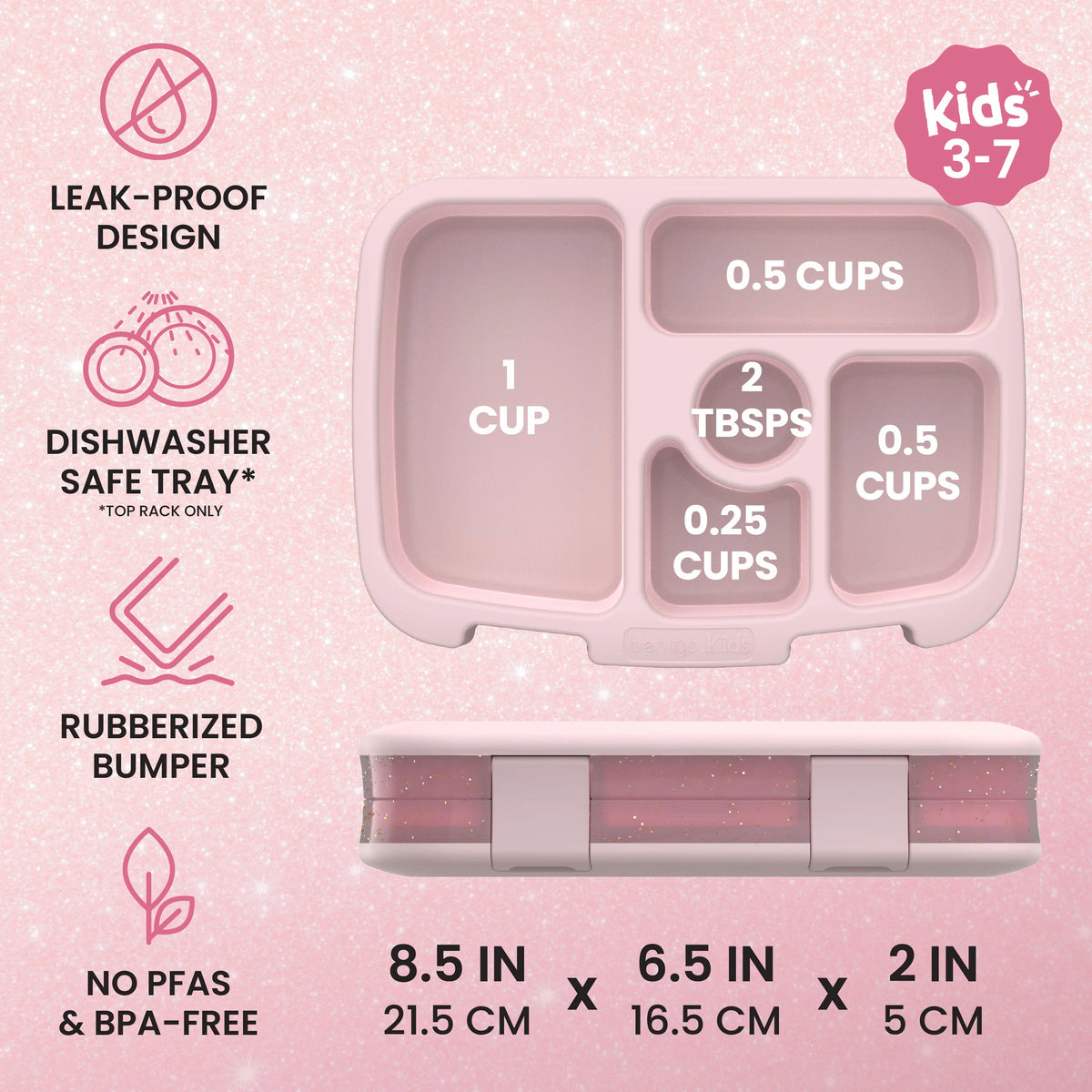 Bentgo Kids Lunch Box (Glitter & Confetti)