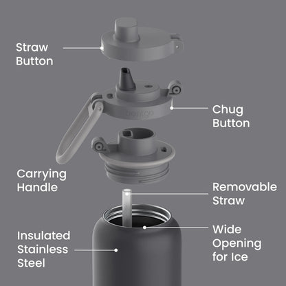 Bentgo Flip 2-in-1 Water Bottle (24 fl oz)