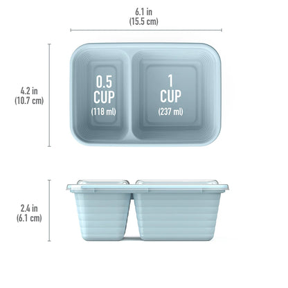 Bentgo Prep 2-Compartment Snack Containers (20-Piece)