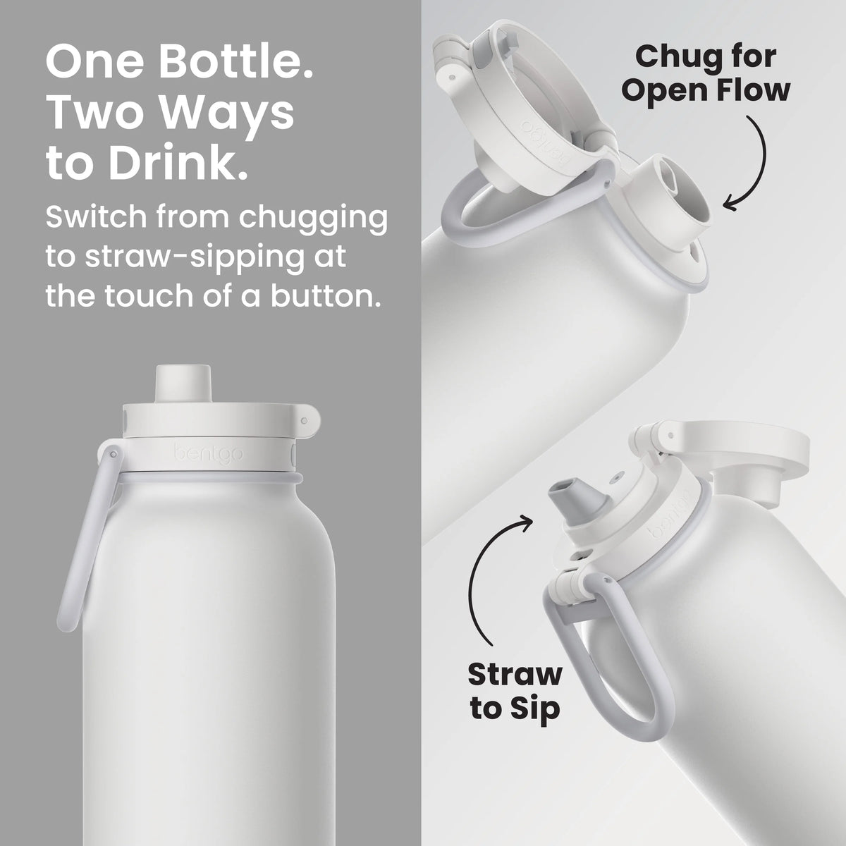 Bentgo Flip 2-in-1 Water Bottle (40 fl oz)
