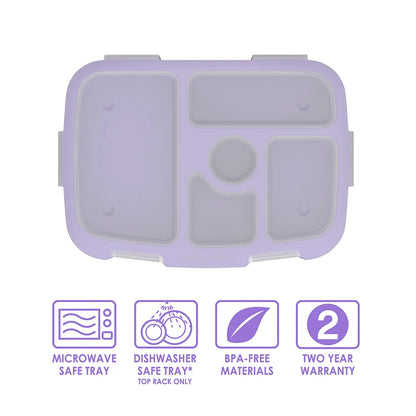 Bentgo Kids Prints Tray with Transparent Cover