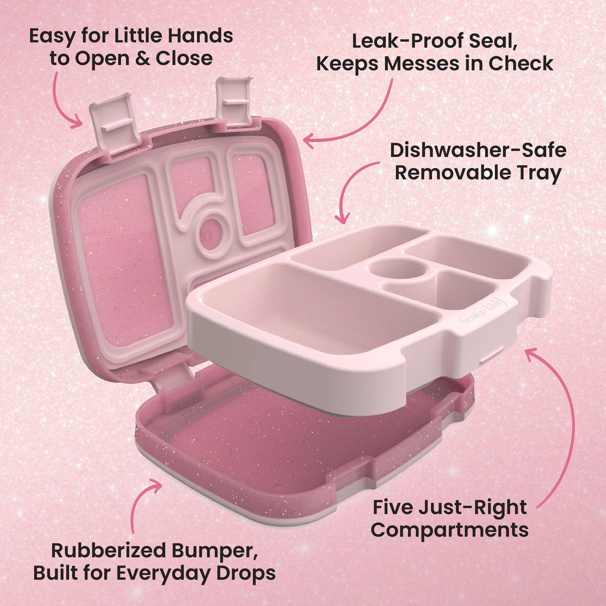 Bentgo Kids Lunch Box (Glitter & Confetti)