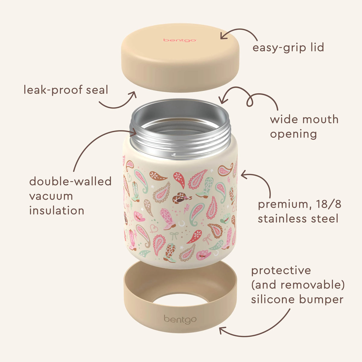 Bentgo Kids Stainless Steel Food Jar