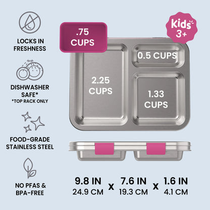 Bentgo Kids Stainless Steel Lunch Box (2-Pack)