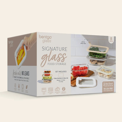 Bentgo Signature Glass Food Storage Set (8-Piece)