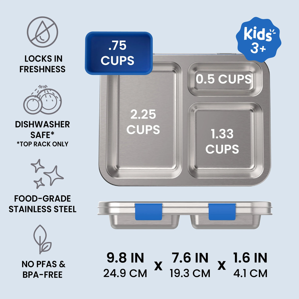 Bentgo Kids Stainless Steel Lunch Box