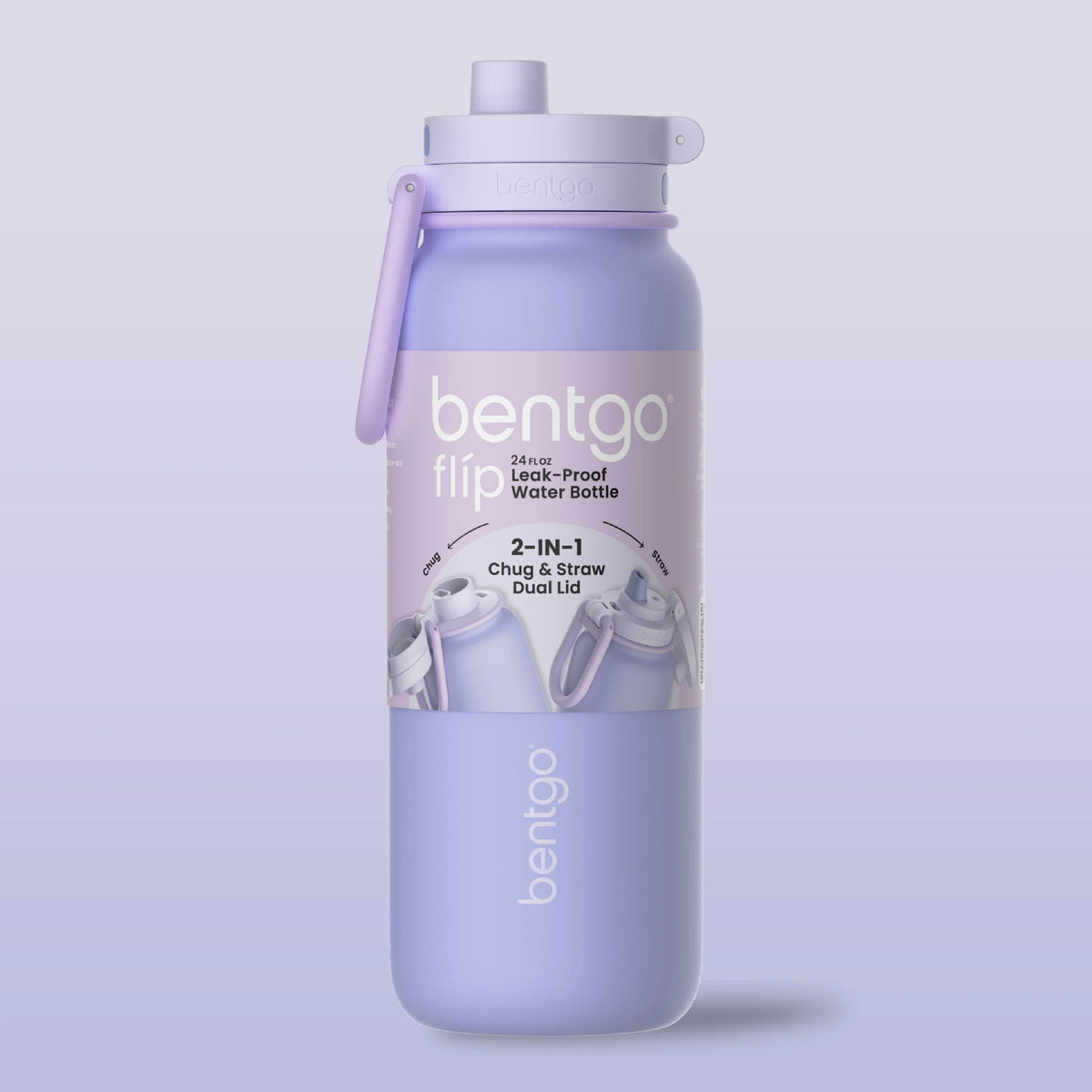 Bentgo Flip 2-in-1 Water Bottle (24 fl oz)