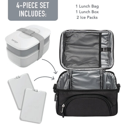 Bentgo® Deluxe 4-Piece Lunch Set