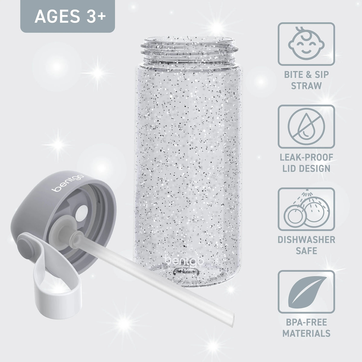 Bentgo Kids Water Bottle (Glitter)